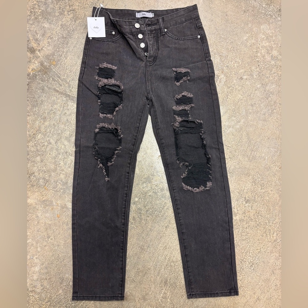 Adika High rise Distressed Skinny Jeans